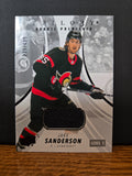 Upper Deck 2022-23 – Trilogy Rookie Premiers Jersey /499 – Jake Sanderson #140