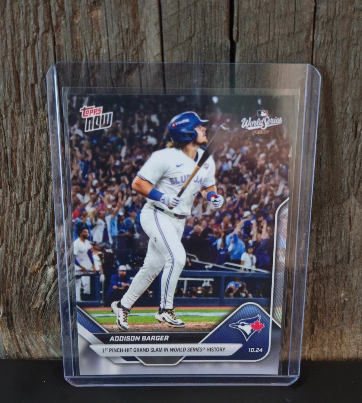 Addison Barger - 2025 MLB Topps NOW® - Card 897 - 1st Pinch Hit GS in WS 