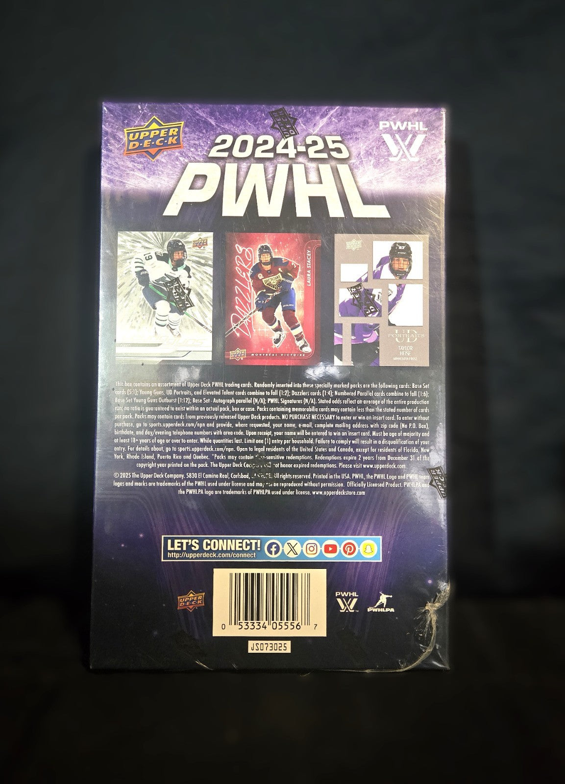 2024-25 Upper Deck PWHL Hockey Sealed Hobby Box 12 Packs Young Guns